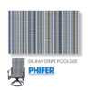 Delray Stripe Poolside Blueprint Custom Made Patio Chair Replacement Slings