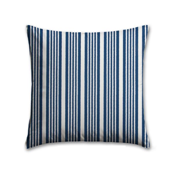 Bodie Courtyard Navy Outdoor Pillow