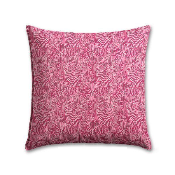 Icke Jazz Pink Outdoor Pillow