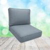 Sunbrella Canvas Haze Patio Chair Replacement Cushions