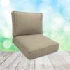 Sunbrella Pique Sand Patio Chair Replacement Cushions