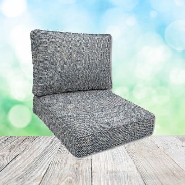 Sunbrella Chartres Storm Patio Chair Replacement Cushions