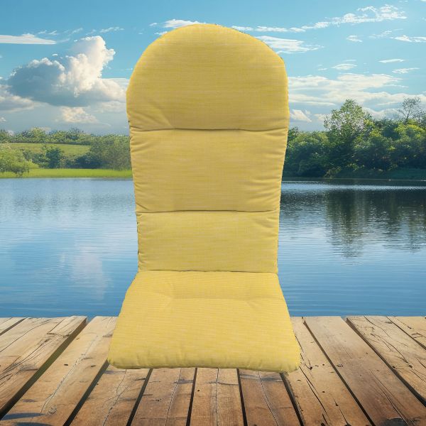 Sunbrella Canvas Buttercup Adirondack Chair Cushions or Adirondack Chair Pads