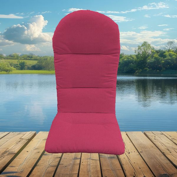 Sunbrella Canvas Hot Pink Adirondack Chair Cushions or Adirondack Chair Pads