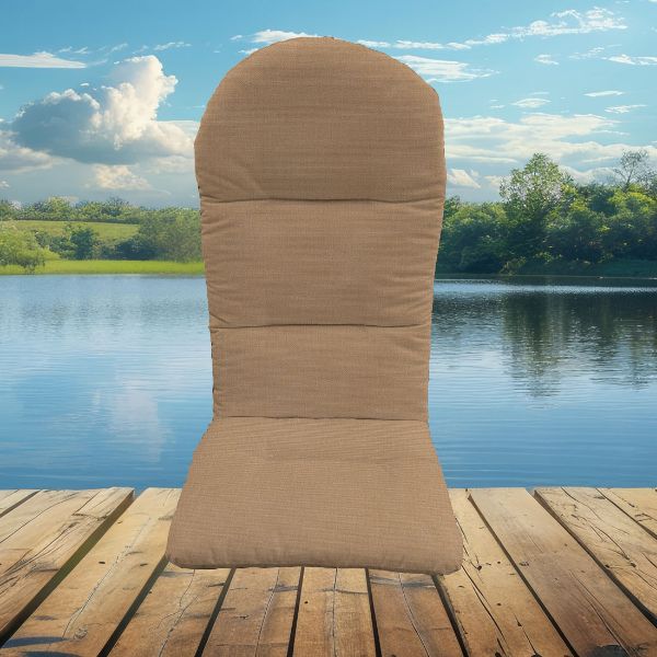 Sunbrella Canvas Raffia Adirondack Chair Cushions or Adirondack Chair Pads