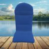 Sunbrella Canvas True Blue Adirondack Chair Cushions or Adirondack Chair Pads