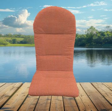 Sunbrella Cast Coral Adirondack Chair Cushions or Adirondack Chair Pads