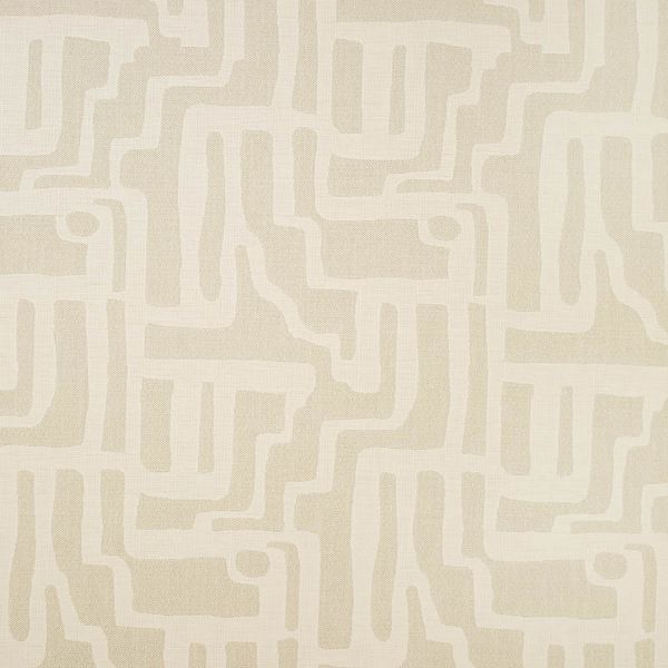 Sunbrella Escher Alabaster outdoor fabric for patio furniture cushions and outdoor pillows