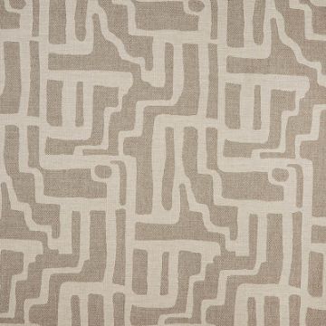 Sunbrella Escher Greige outdoor fabric for patio furniture cushions and outdoor pillows