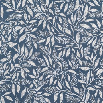 Sunbrella Exquisite Indigo outdoor fabric for patio furniture cushions and outdoor pillows