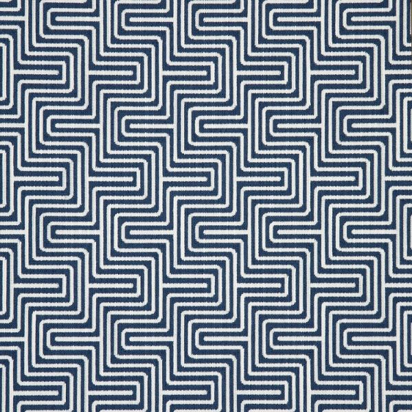 Sunbrella Figure Indigo outdoor fabric for patio furniture cushions and outdoor pillows