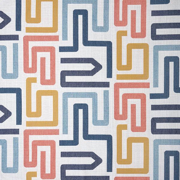 Sunbrella Labyrinth Fiesta outdoor fabric for patio furniture cushions and outdoor pillows