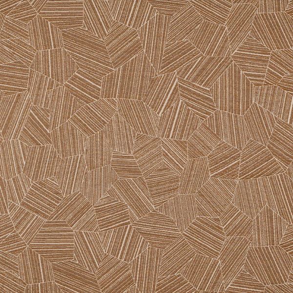 Sunbrella Leaf Structure Copper outdoor fabric for patio furniture cushions and outdoor pillows