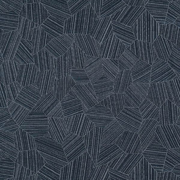 Sunbrella Leaf Structure Indigo outdoor fabric for patio furniture cushions and outdoor pillows