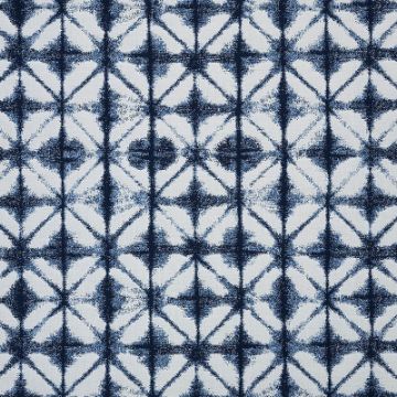 Sunbrella Midori Indigo outdoor fabric for patio furniture cushions and outdoor pillows