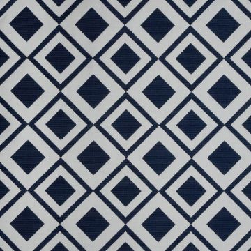 Sunbrella Savvy Indigo outdoor fabric for patio furniture cushions and outdoor pillows
