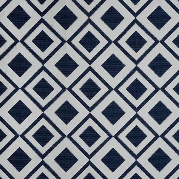 Sunbrella Savvy Indigo outdoor fabric for patio furniture cushions and outdoor pillows