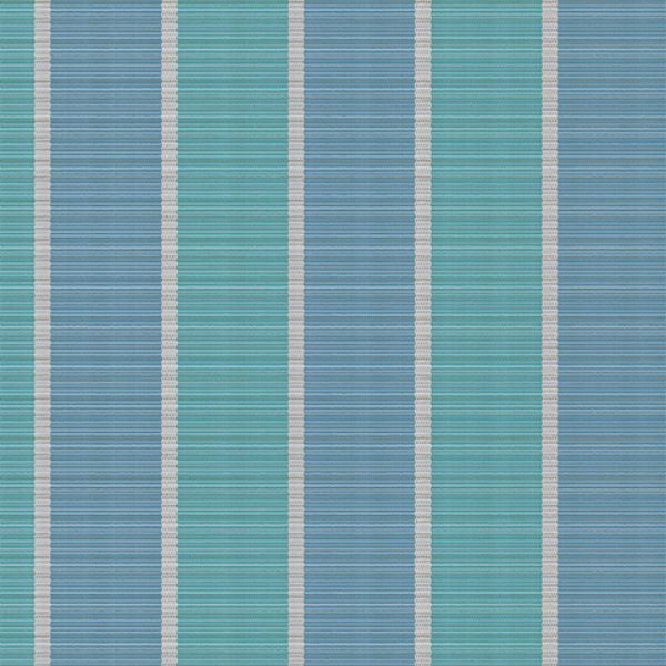 Phifertex Fiji Stripe Aqua sling chair replacement fabric 