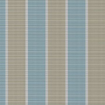 Phifertex Fiji Stripe Morning Blue sling chair replacement fabric 