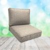 Sunbrella Figure Mineral Patio Chair Replacement Cushions