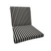 Sunbrella Shore Classic Universal Patio Chair Cushion With Ties