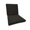Sunbrella Spectrum Carbon Universal Patio Chair Cushion With Ties