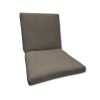 Sunbrella Spectrum Graphite Universal Patio Chair Cushion With Ties