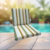 Sunbrella Gateway Aloe Universal Patio Chair Cushion With Ties