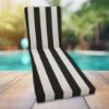 Classic Universal Chaise Lounge Cushions | Sunbrella Cabana Classic Fabric | 3 Sizes