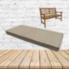 Chartres Malt Sunbrella Fabric Patio Dining Chair Seat Cushion