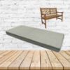 Chartres Mist Sunbrella Fabric Patio Dining Chair Seat Cushion