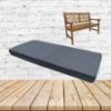 Heritage Sky Sunbrella Fabric Patio Dining Chair Seat Cushion
