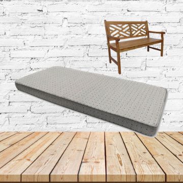 Lure Pebble Sunbrella Fabric Patio Dining Chair Seat Cushion