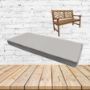 Metamorphic Snow Sunbrella Fabric Patio Dining Chair Seat Cushion