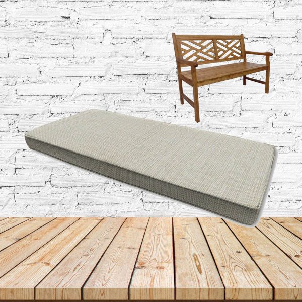 Piazza Vapor Sunbrella Fabric Patio Dining Chair Seat Cushion