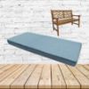 Pique Sky Sunbrella Fabric Patio Dining Chair Seat Cushion