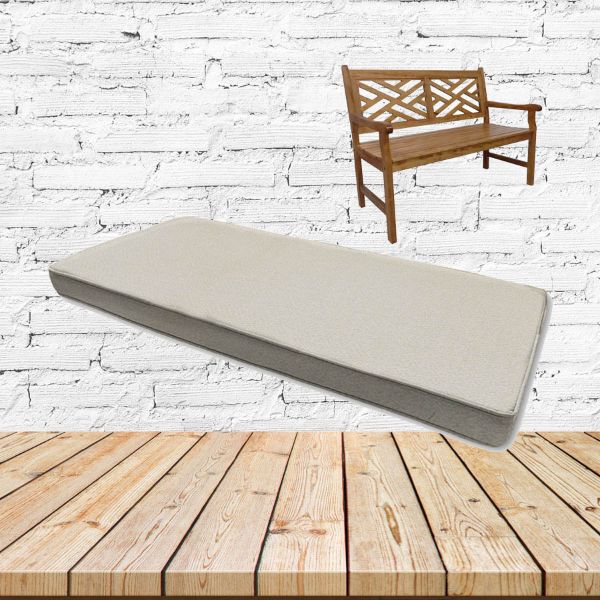Posh Salt Sunbrella Fabric Patio Dining Chair Seat Cushion
