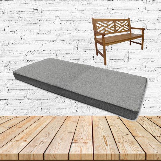 Switch Silver Sunbrella Fabric Patio Dining Chair Seat Cushion