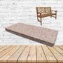 Exquisite Guava Sunbrella Fabric Patio Bench Cushion