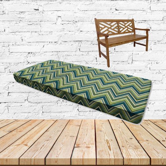Fischer Lagoon Sunbrella Fabric Patio Bench Cushion