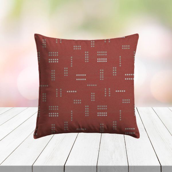Custom Outdoor Pillows in Outdura Jot Dot Lollipop | Fade-Resistant & Weatherproof