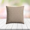 Custom Outdoor Pillows in Outdura Labyrinth Ochre | Fade-Resistant & Weatherproof