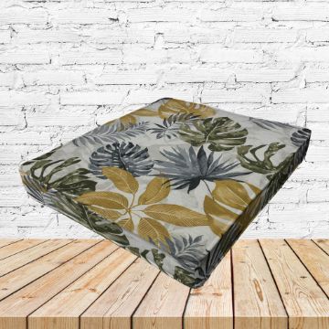 Richloom Solarium Piermont Stone Boxed Patio Dining Chair Seat Cushions – Custom Outdoor Comfort