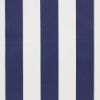 Richloom Solarium Cabana Navy Boxed Patio Contoured Dining Chair Seat Cushions –Wicker Chair Cushions