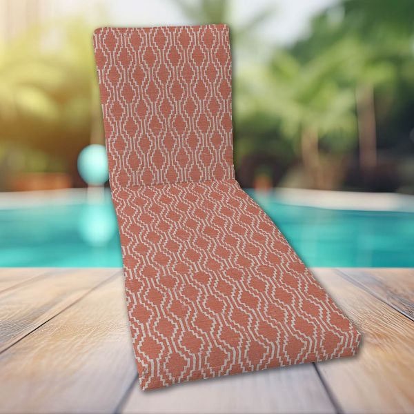 Classic Universal Chaise Lounge Cushions | Sunbrella Solve Clay Fabric | 3 Sizes