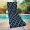 Classic Universal Chaise Lounge Cushions | Sunbrella Voyage Indigo Fabric | 3 Sizes