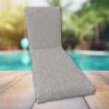 Classic Universal Chaise Lounge Cushions | Sunbrella Improve Stucco Fabric | 3 Sizes