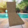 Classic Universal Chaise Lounge Cushions | Sunbrella Mainstreed Latte Fabric | 3 Sizes