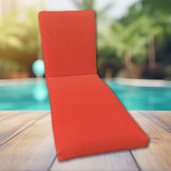 Classic Universal Chaise Lounge Cushions | Sunbrella Canvas Fabric | 3 Sizes