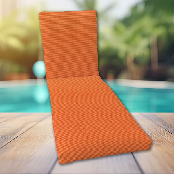 Classic Universal Chaise Lounge Cushions | Sunbrella Canvas Fabric | 3 Sizes